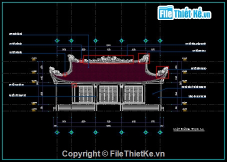 Mẫu nhà thờ họ 3 gian,Nhà thờ họ,Nhà thờ họ 3 gian,nhà thờ họ 12m,bản vẽ nhà thờ họ 12x11m